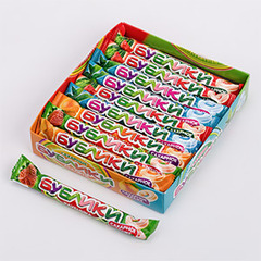 Сахарное драже "Сахарные БУБЛИКИ" ассорти 25 грамм